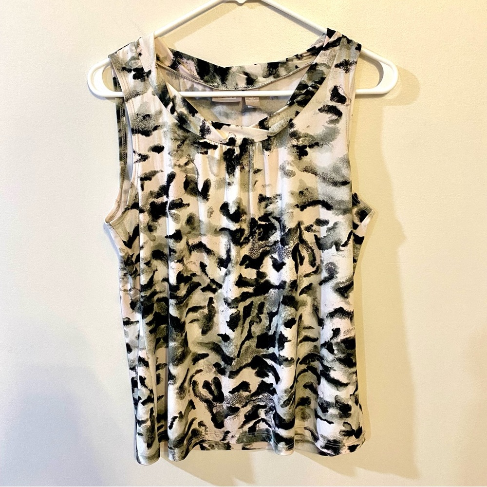 Chico’s sleeveless stretch top sz 1